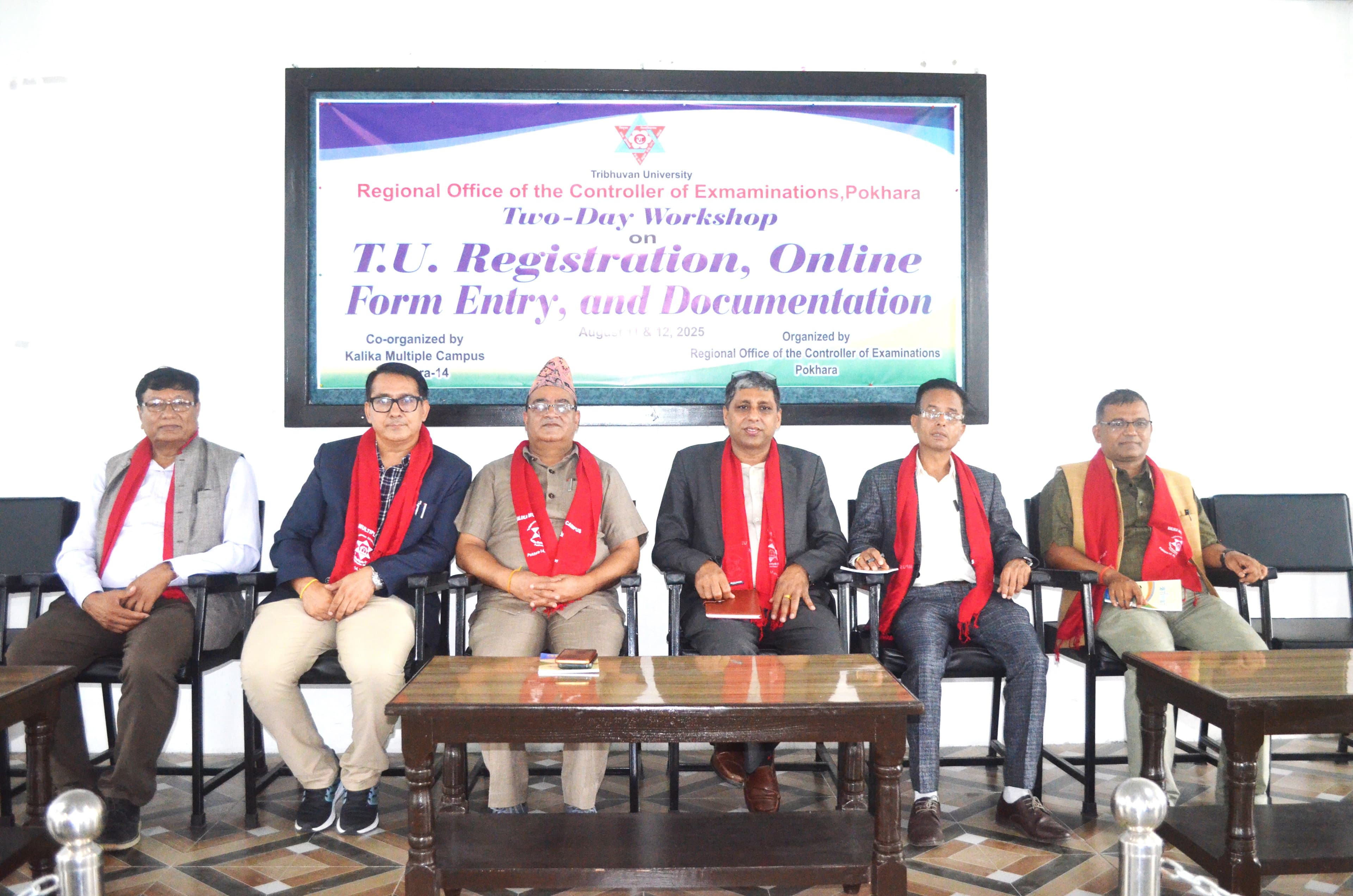 Two day Workshop on "TU Registration, Online Form Entry and Documents