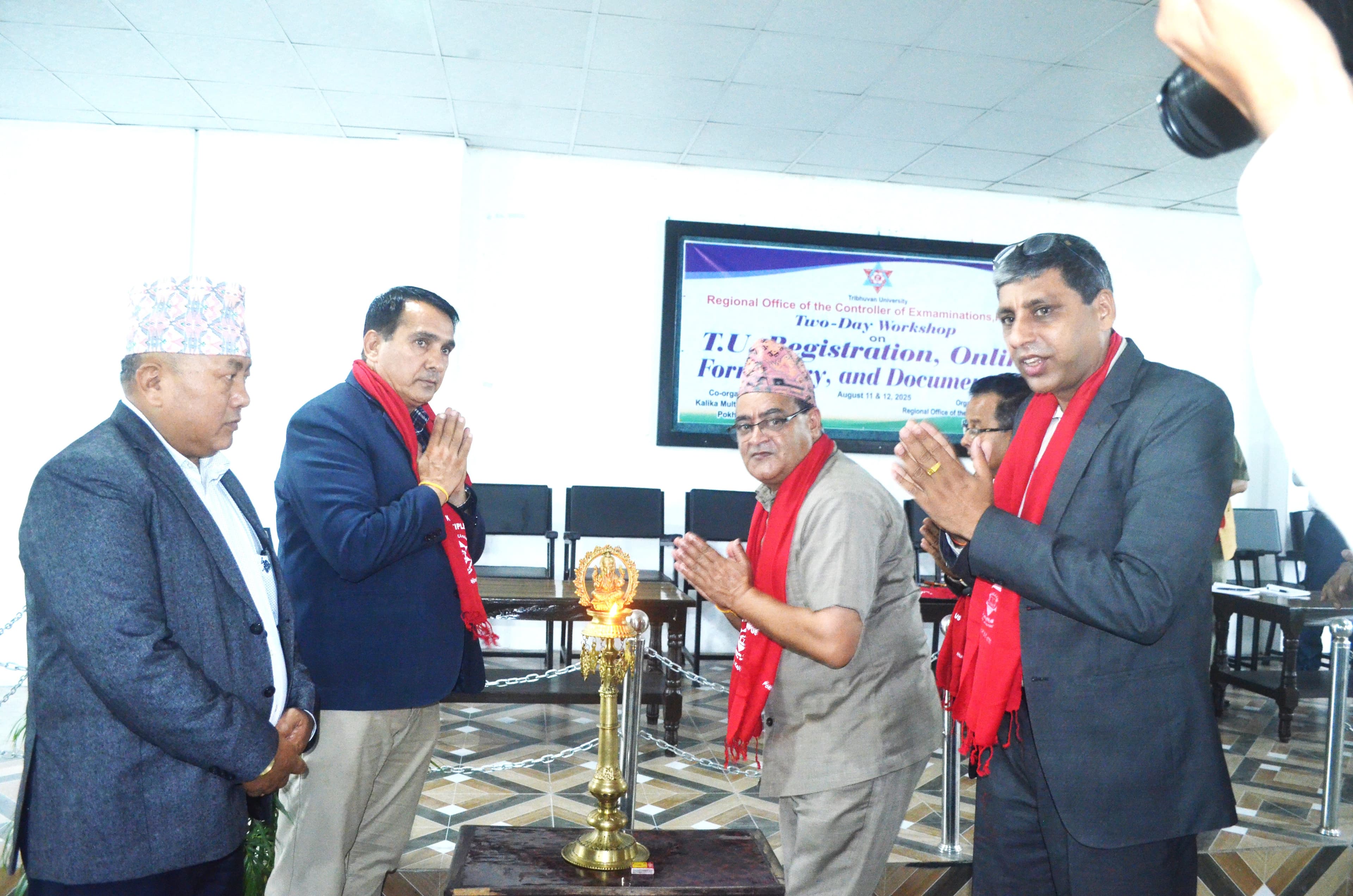 Two day Workshop on "TU Registration, Online Form Entry and Documents